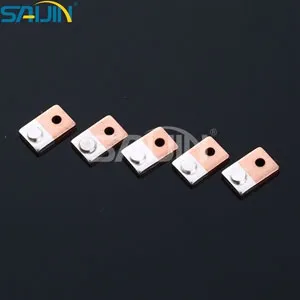 Bimetal Contact Rivets Supplier_Electric silver copper contact component